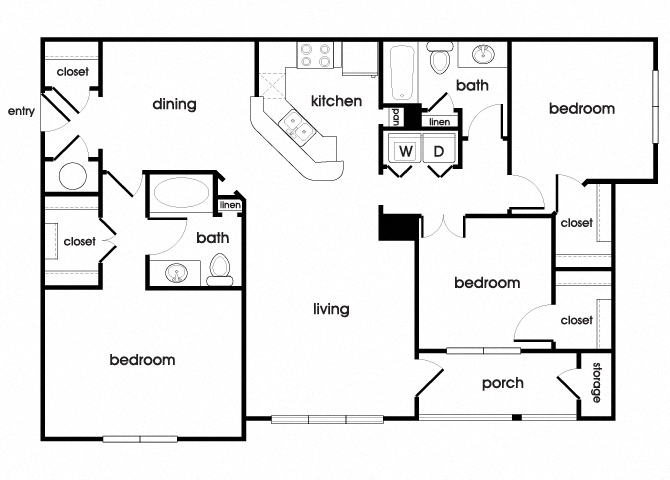 Suite A Floorplan